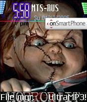 Capture d'écran Chucky thème
