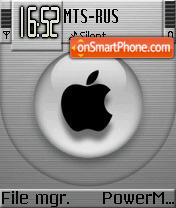 Capture d'écran Black Apple thème