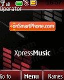 Xpress Music tema screenshot