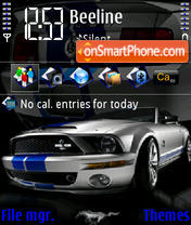 Shelby Gt500 theme screenshot