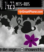 Flower Abstract tema screenshot