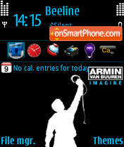 Armin van Buuren 02 tema screenshot