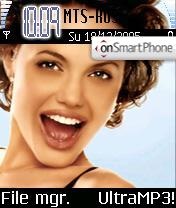 Angelina Jolie 02 theme screenshot