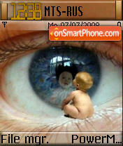 Baby Eye tema screenshot