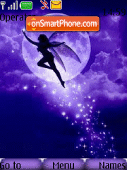Fairy animated theme screenshot