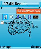 Smartphone theme screenshot