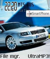 Audi A8 theme screenshot