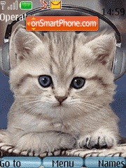 Cat Animated tema screenshot
