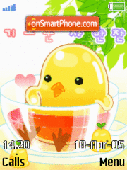 Yellow Duck theme screenshot