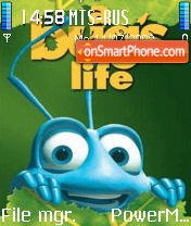 Capture d'écran A bugs life thème