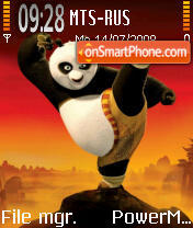 Скриншот темы Kungfu Panda
