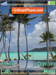 Summer Island Animated theme screenshot