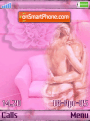 Pink Couple tema screenshot