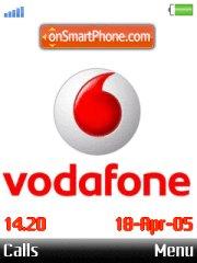 Capture d'écran Vodafone Red thème
