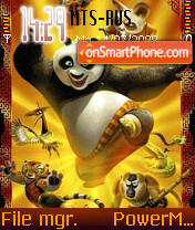 Скриншот темы Kung fu Panda