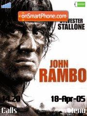 Скриншот темы John Rambo 2008