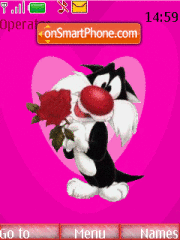 Capture d'écran Love Animated thème