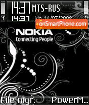 Nokia Vectors tema screenshot