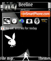Скриншот темы Playboy Logo 01