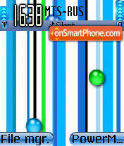 Capture d'écran Blue Stripe thème
