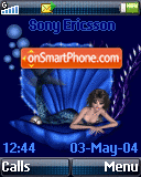 Capture d'écran Blue Mermaid thème