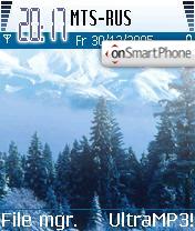 Snowy tema screenshot
