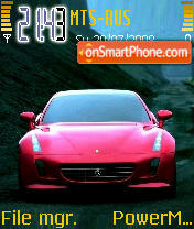 Capture d'écran Drive Ferrari thème