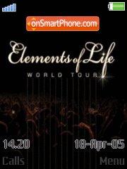 Tiesto Elements Of Life tema screenshot