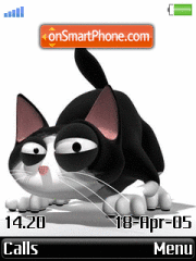Capture d'écran Buggy Cat thème