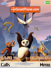Скриншот темы Kung Fu Panda2