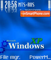 Window Xp blue es el tema de pantalla