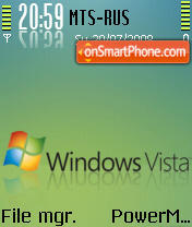 Скриншот темы Window Vista 2