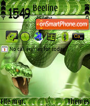 Snake tema screenshot