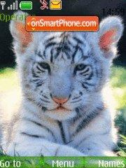 White tiger es el tema de pantalla