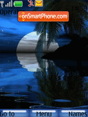 Beach Moon tema screenshot