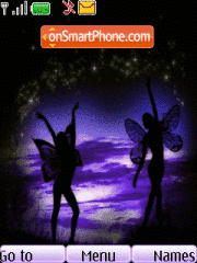 Moon Fairy theme screenshot
