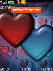 Скриншот темы 2 Heart Animated