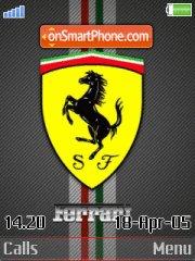 Capture d'écran Ferrari 617 thème