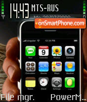 Iphone tema screenshot