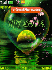 Animated my Love tema screenshot