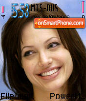 Angelina Jolie 5 theme screenshot