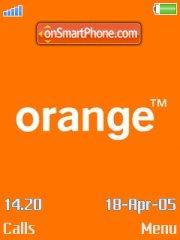 Orange TM tema screenshot