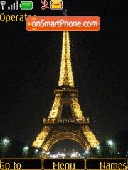 Скриншот темы Eiffel Tower
