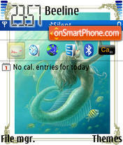 Mermaid theme screenshot
