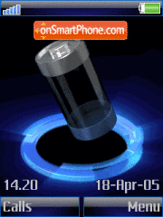 Animated Battery es el tema de pantalla