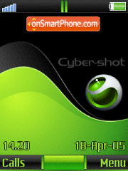 Cyber-Shot theme screenshot
