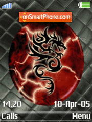 Capture d'écran Dragon Animated 01 thème