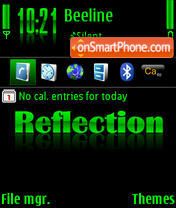 Reflection 01 theme screenshot