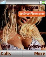 Paris Hilton 16 theme screenshot