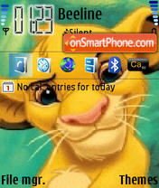 Capture d'écran Lion King thème